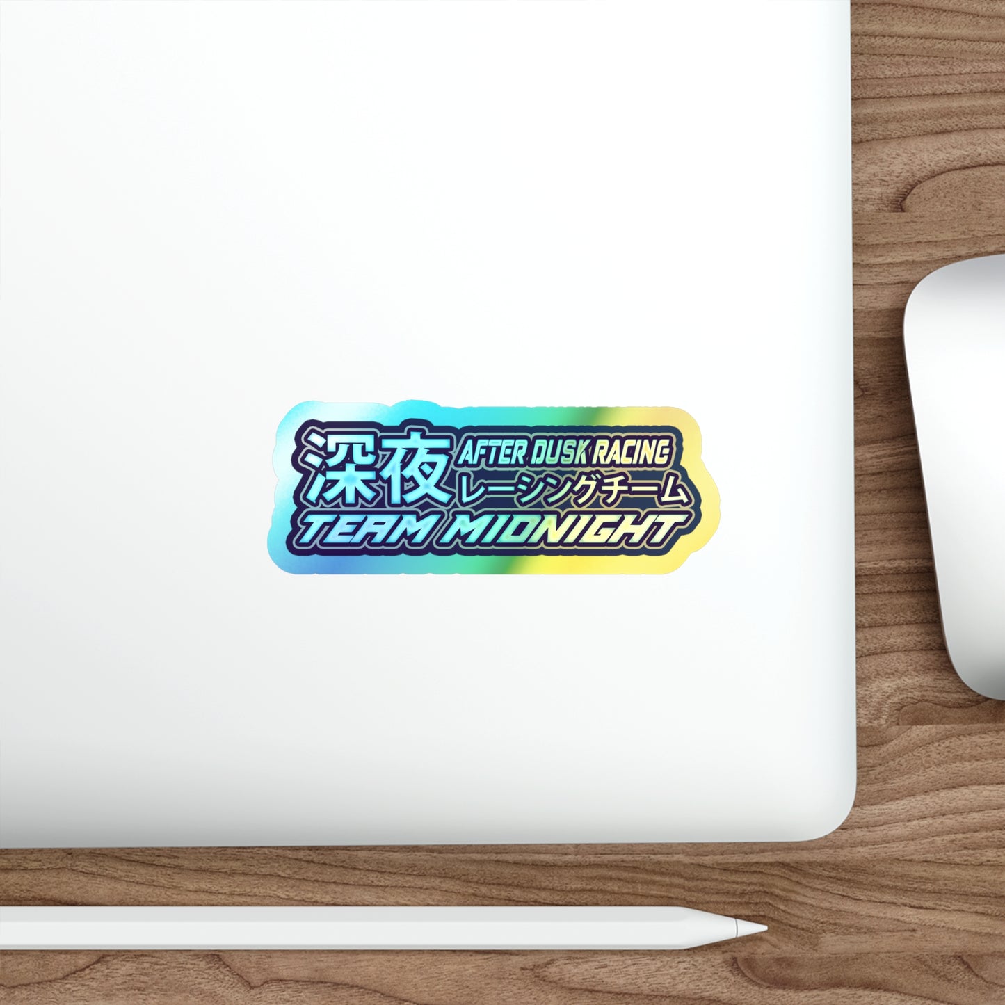 "TEAM MIDNIGHT" Holographic Stickers