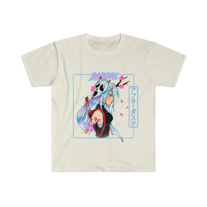 Unisex Softstyle "Kitsune Ghost Girl" T-Shirt