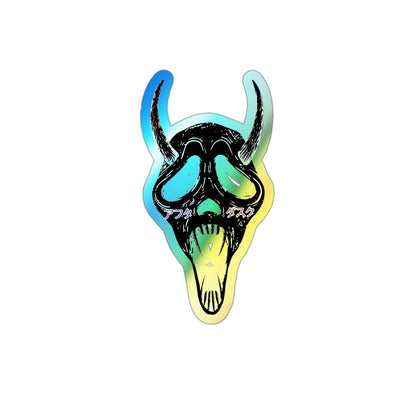 Demon Ghost Holographic Die-cut Stickers