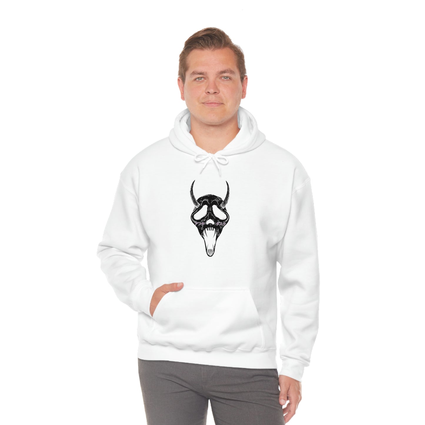 Demon Ghost Unisex Heavy Blend™ Hooded Sweatshirt