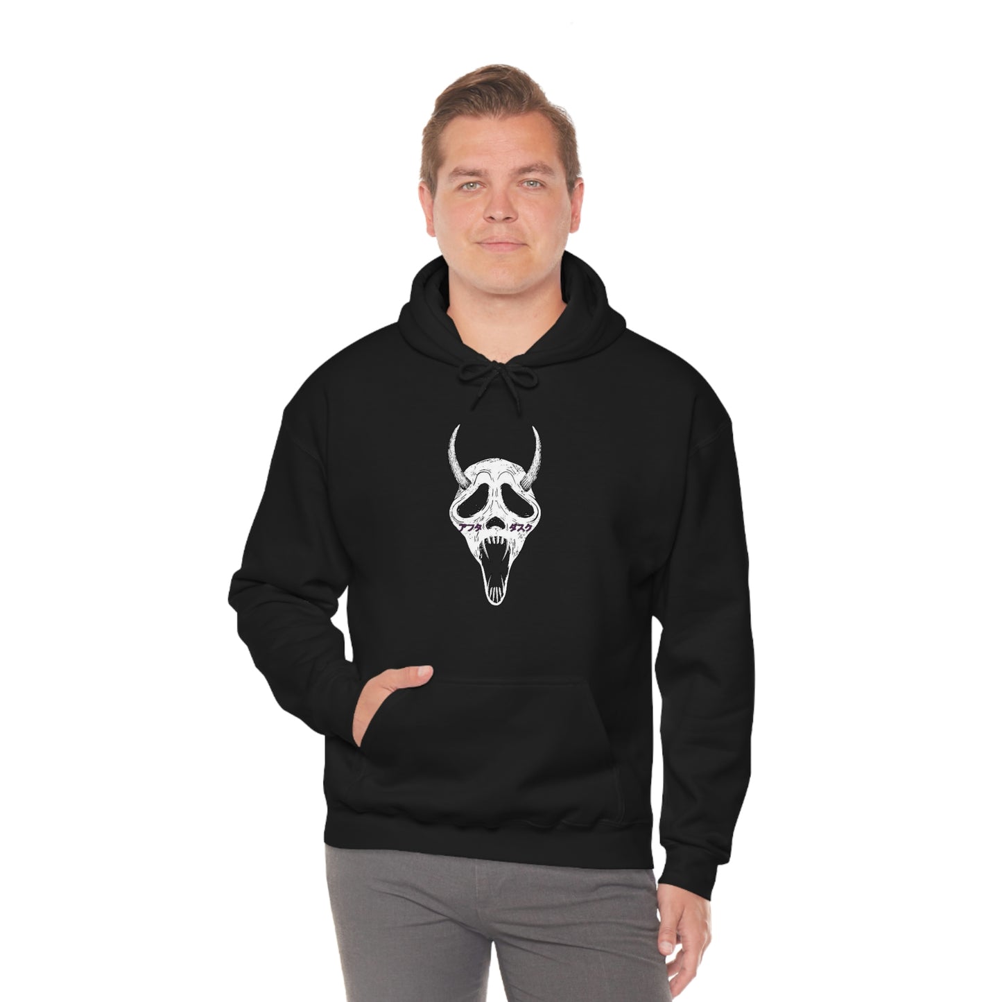 Demon Ghost Unisex Heavy Blend™ Hooded Sweatshirt